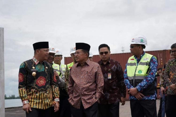 Gubernur dampingi Wapres Kunjungi Pelabuhan Pulau Baai